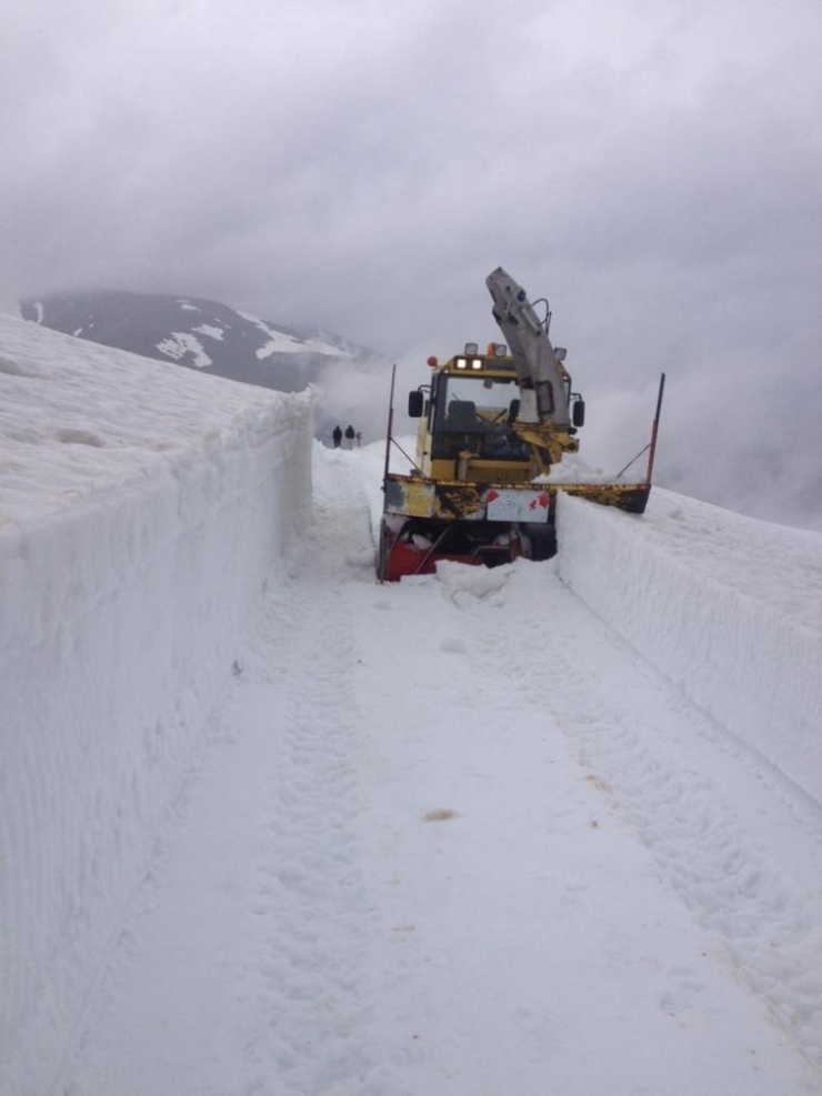 Ordu Yaylalarında Kar Mücadelesi