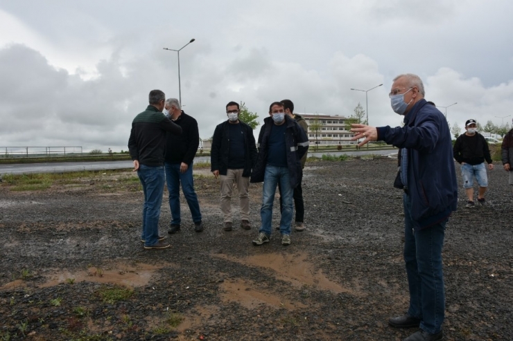 Teski Genel Müdürü İçöz, Yoğun Yağış Nedeniyle Birçok Noktada İncelemede Bulundu