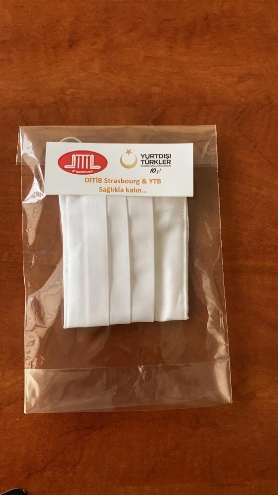 Ytb Desteğiyle Fransa’da Vatandaşlar İçin Maske Üretiliyor