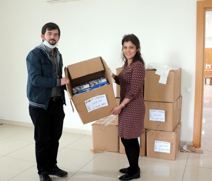 Sanayi İşçileri Ve Kamu Çalışanları İçin 120 Bin Maske Dağıtıldı