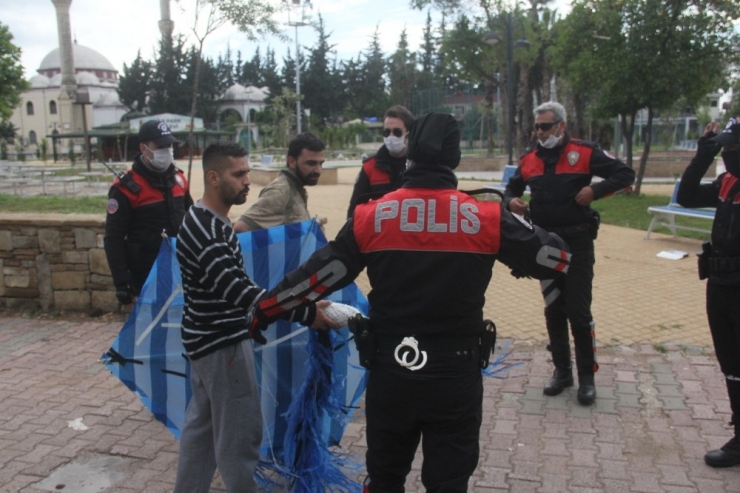 Uçurtma Yasağını Delenler Drone İle Belirlenip Yakalandı