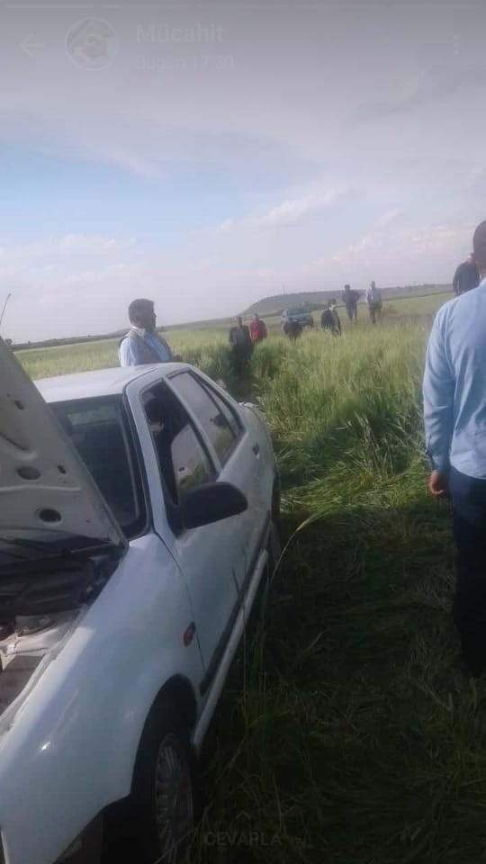 Sürücü Uykuya Daldı, Araç Tarlaya Uçtu