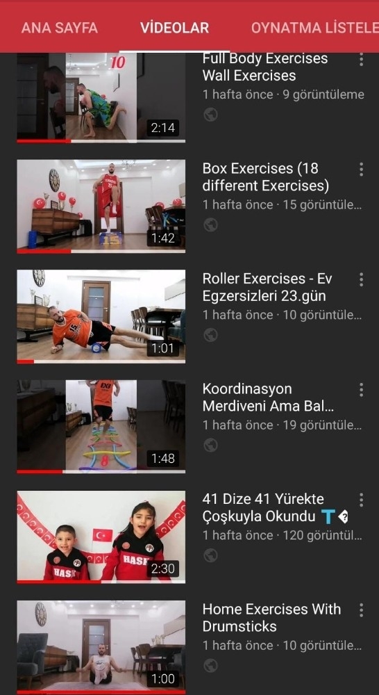 Evde Yapılabilecek 500’den Fazla Egzersiz