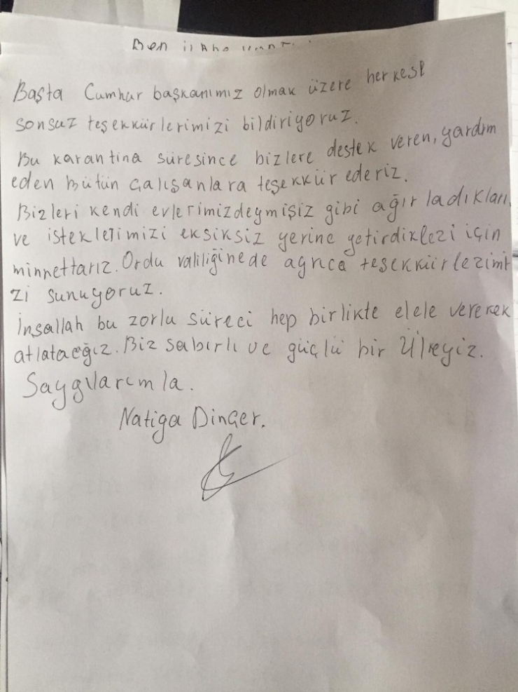 Karantina Altında Duygulandıran Mektuplar