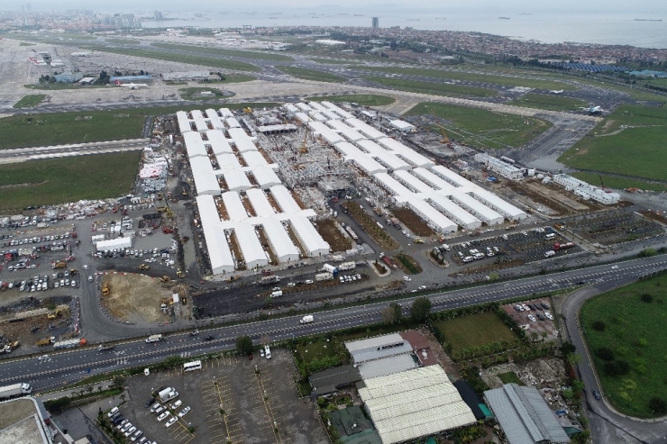 Yeşilköy Hastanesi İnşaatı 28. Gününde