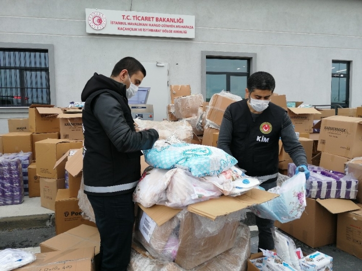 İstanbul’da 554 Bin 170 Adet Tıbbi Maske Ele Geçirildi
