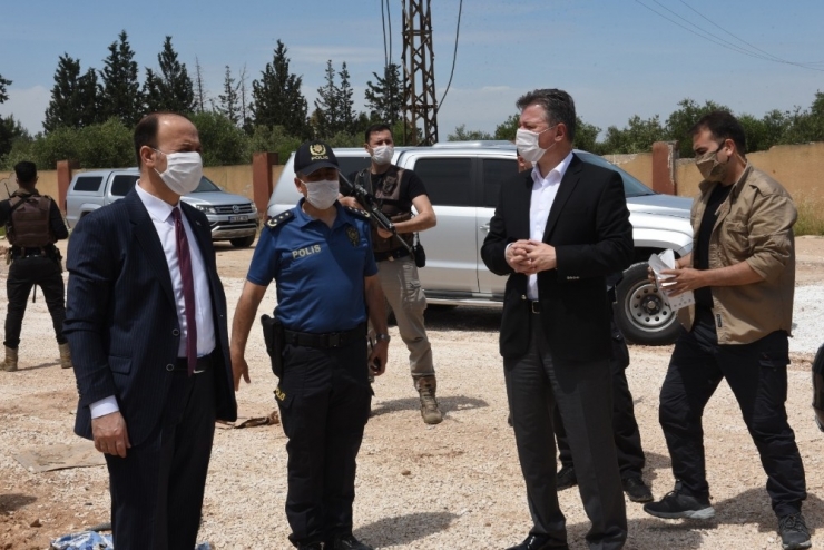 Vali Erin, Telabyad’da İncelemelerde Bulundu