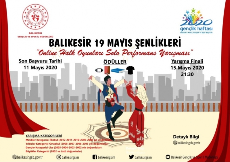 Dijital Ortamda Halk Oyunu Yarışması Başlıyor