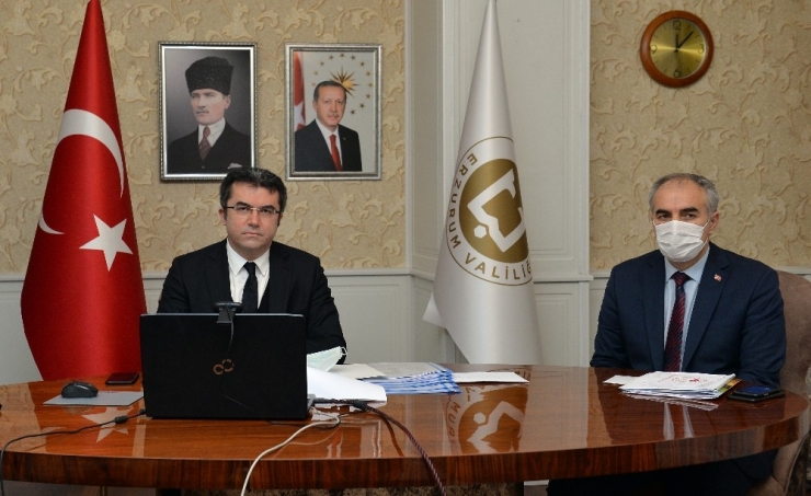 Vali Memiş, Bakan Pakdemirli İle Video Konferans Aracılığıyla Toplantı Yaptı