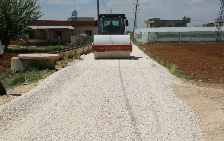 Eyyübiye Kırsalında Yol Yapım Çalışmaları