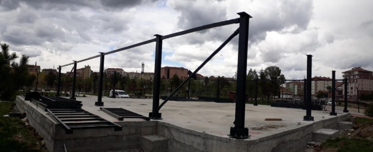 Kentpark’ta Kafeterya Yapımı Start Aldı