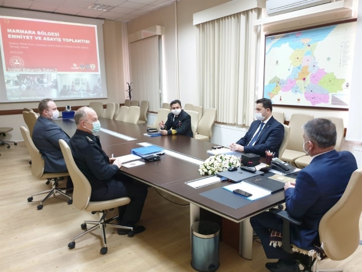 Marmara Bölgesinin Emniyet Ve Asayişi Masaya Yatırıldı