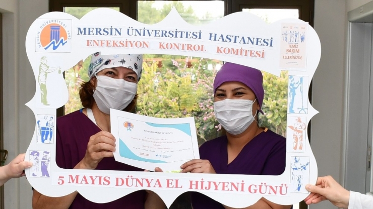 Meü’de Doğru El Hijyeni Uygulayan Hemşire Ve Ebelere Sertifika Verildi