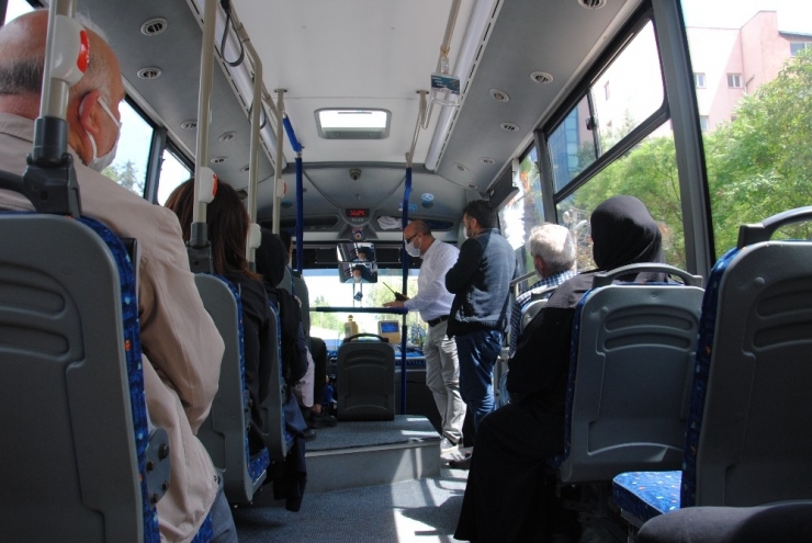 Büyükşehir’ Den Özel Halk Otobüslerine Sıkı Denetim