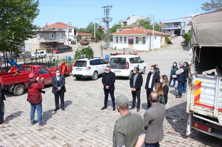 Çanakkale’de Horoz Cinsi Kuru Fasulye Tohumu Dağıtıldı