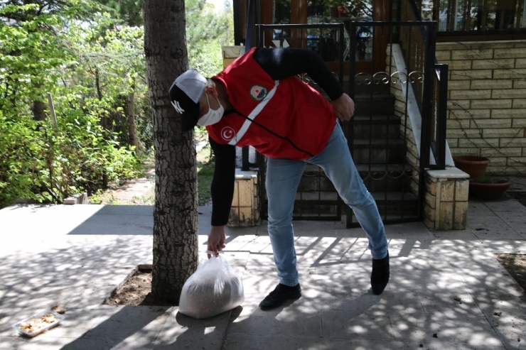 Gölbaşı Belediyesi Tavuklarına Yem İsteyen Fatma Teyzenin İsteğini Geri Çevirmedi