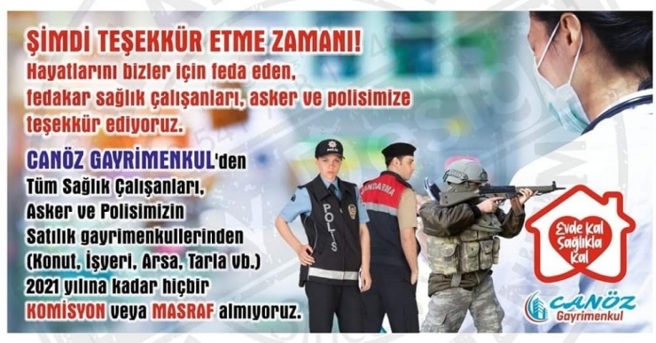 Kovidle Mücadele Eden Kahramanlardan Ev Alımında Komisyon Yok