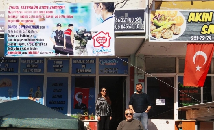 Kovidle Mücadele Eden Kahramanlardan Ev Alımında Komisyon Yok