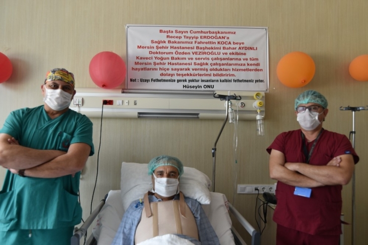 Şehir Hastanesi’nde Tedavi Gören Hastadan Pankartlı Teşekkür