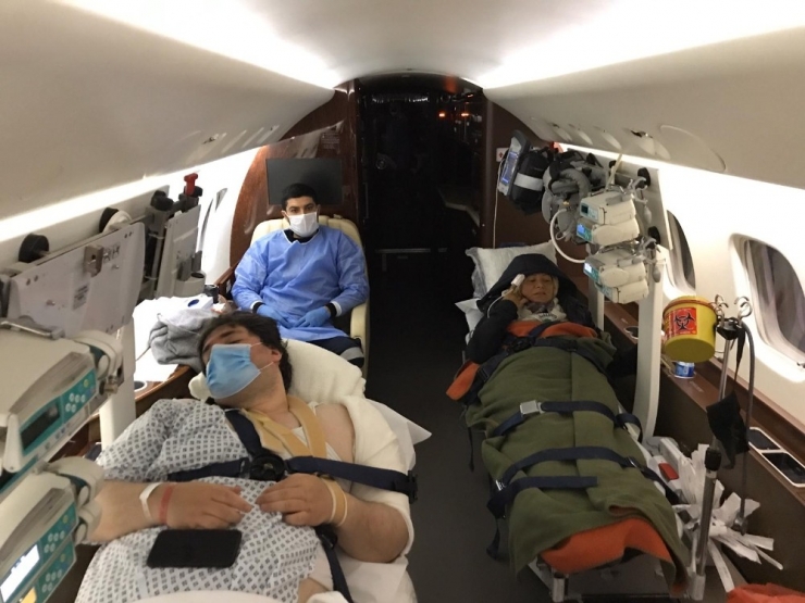 Ambulans Uçaklar Dünyanın Dört Bir Yanındaki Türk Hastalar İçin Havalanıyor