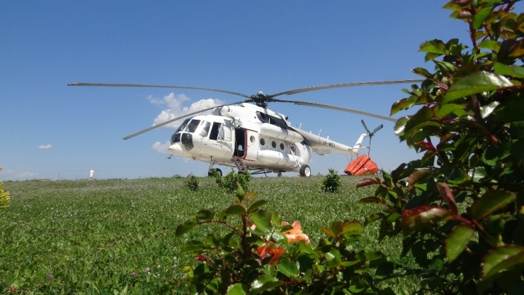 Yangın Söndürme Helikopteri Çanakkale’de Göreve Başladı