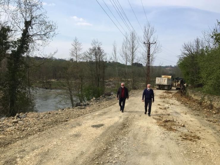 Selin Vurduğu Esmahanım Köyünde Heyelan