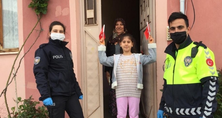 Polis Memuru Verdiği Sözünü Eba Üzerinden Yerine Getirdi