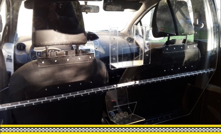 Korona Virüse Karşı Toplu Taşımalara "Taksipan" Koruyucu