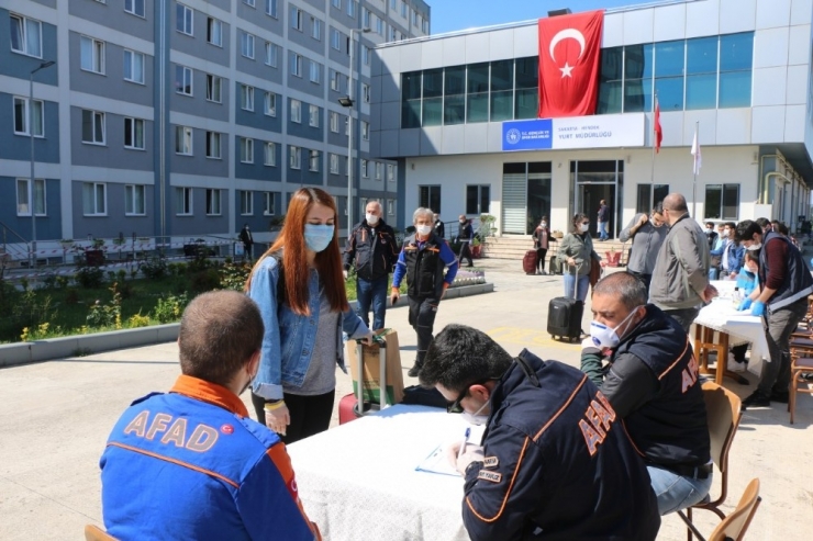 Karantina Süreleri Dolan 655 Vatandaş Sakarya’dan Evlerine Uğurlandı