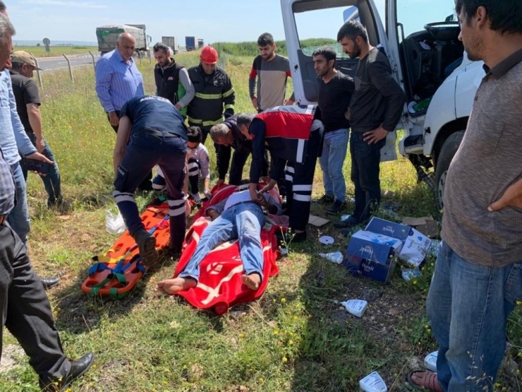 Mardin’de İki Tır Çarpıştı: 1 Yaralı