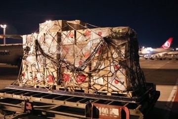 Msb:"cumhurbaşkanımız Sayın Recep Tayyip Erdoğan’ın Talimatlarıyla Bakanlığımız Tarafından Hazırlanan Ve Covıd19 İle Mücadelede Kullanılacak Tıbbi Yardım Malzemeleri Tunus’a Gönderildi."