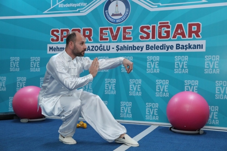 Şahinbey Belediyesinden Spor Eve Sığar Projesi