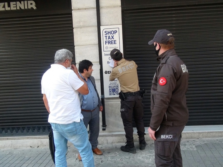 Sağlıkçıyım Dedi, Bekçiye Kızarak Maskeyi Yırtıp Yere Attı