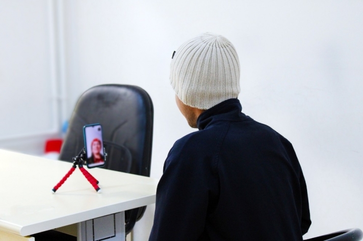 Aileleriyle Telekonferans Yoluyla Hasret Giderdiler