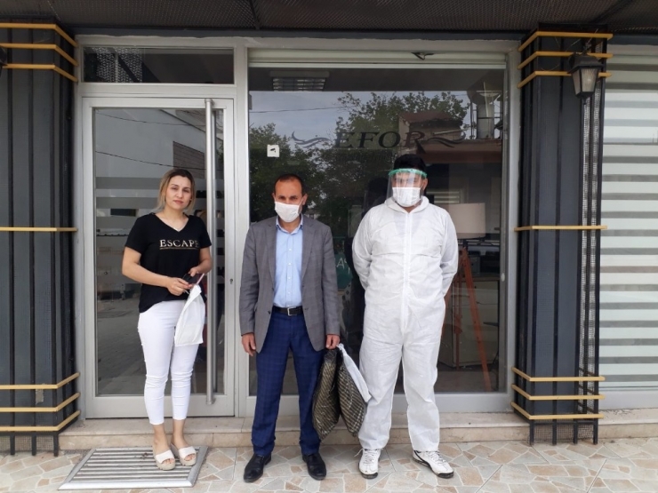 Kuaförler Dezenfekte Edildi