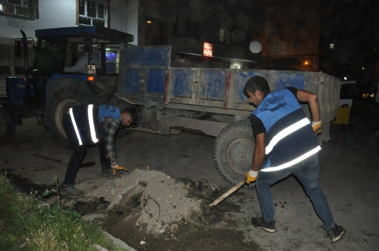 Cizre Belediyesi Korona Virüse Karşı Mahalleleri Baştan Aşağı Temizliyor