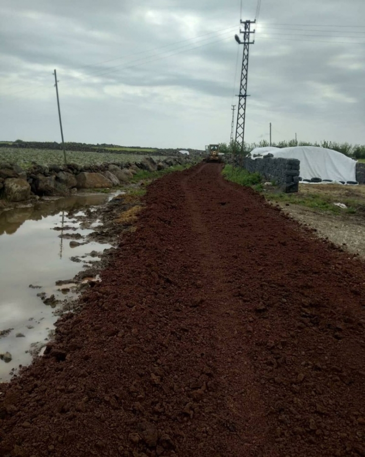 Bağlar Belediyesi, Sokağa Çıkma Kısıtlaması Gününde 5 Mezranın Yolunu Tamamladı