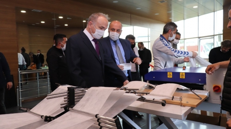 Düzce’de Maske Üretiminde İkinic Nokta Açıldı