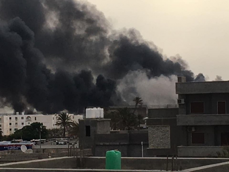 Hafter Güçleri, Mitiga Havalimanı’na Saldırdı: 2 Ölü