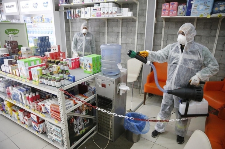 Konak’ta Karış Karış Dezenfeksiyon