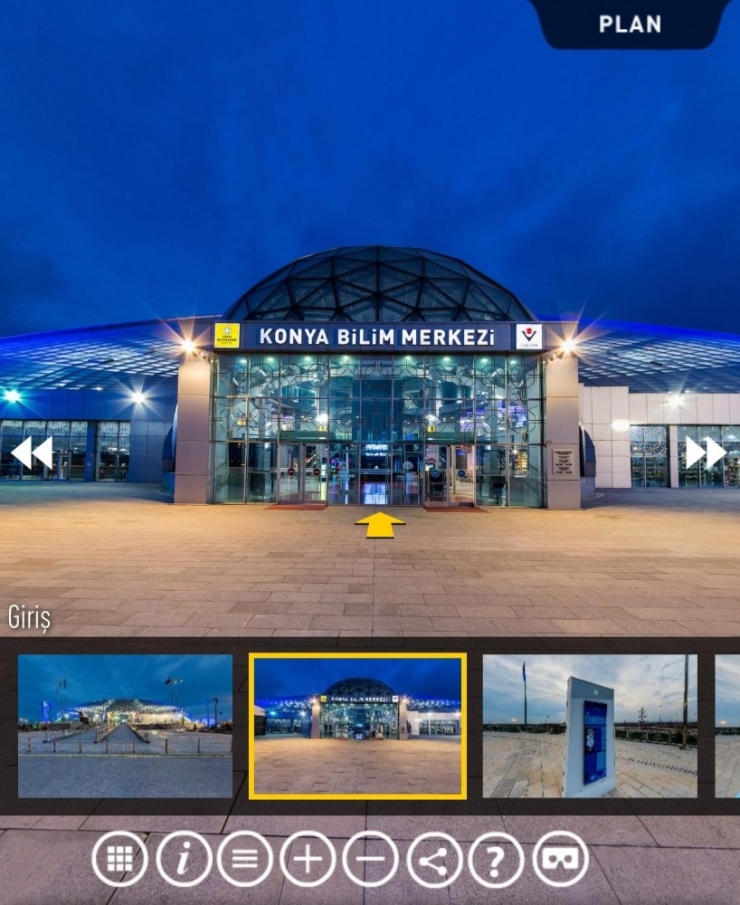 Konya Bilim Merkezi Sanal Turla Keşfediliyor