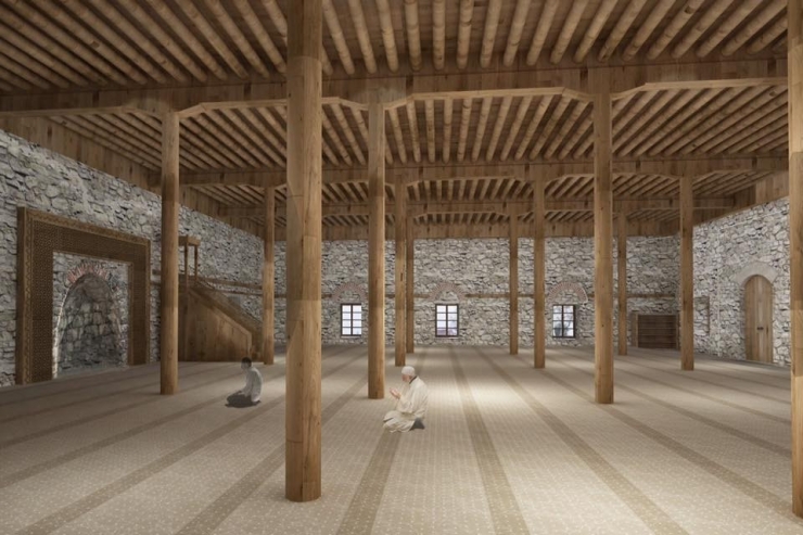 Alanya’da Tarihi Gülevşen Camii Restore Ediliyor