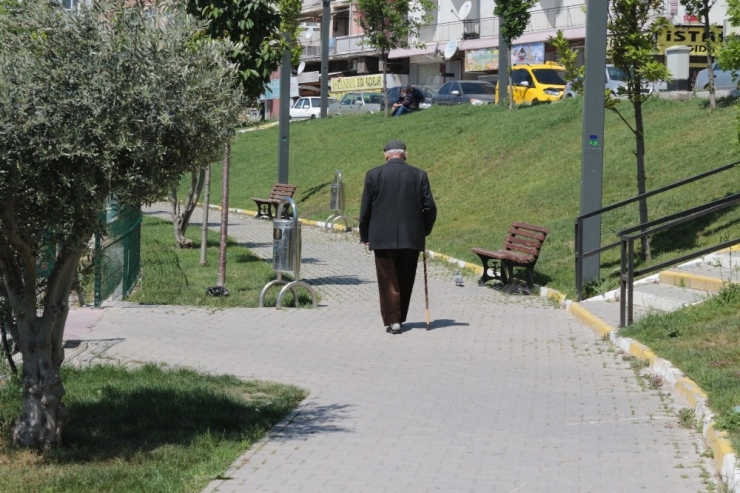 65 Yaş Üstü Vatandaşlar Sokakların Tadını Çıkardı