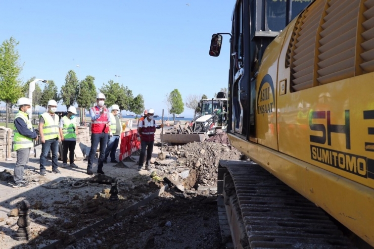 Başkan Gökhan Yüksel Altyapı Çalışmalarını Yakından Takip Ediyor