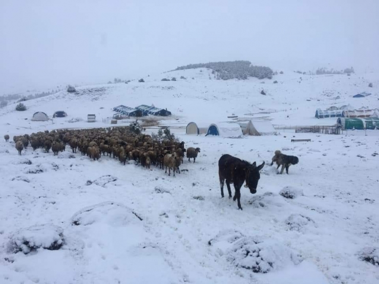 Göçerler Baharda Kışa Yakalandı
