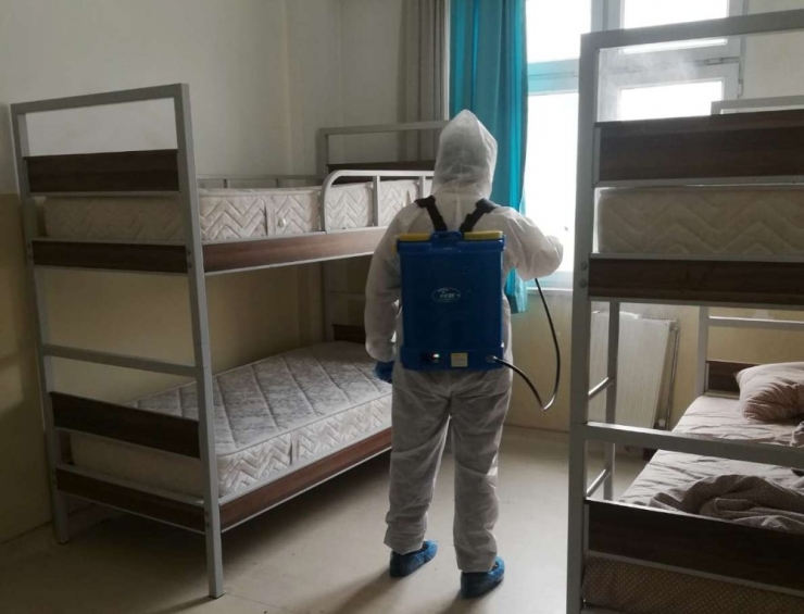 Hakkari Belediyesinden Dezenfekte Çalışması