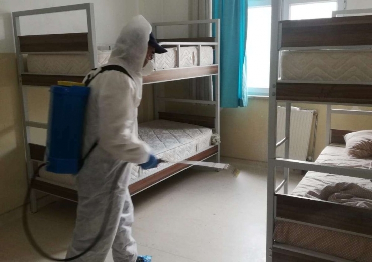 Hakkari Belediyesinden Dezenfekte Çalışması