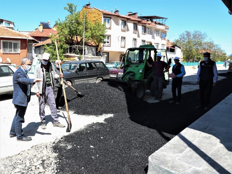 Başkan, Asfalt Çalışmalarını İnceledi