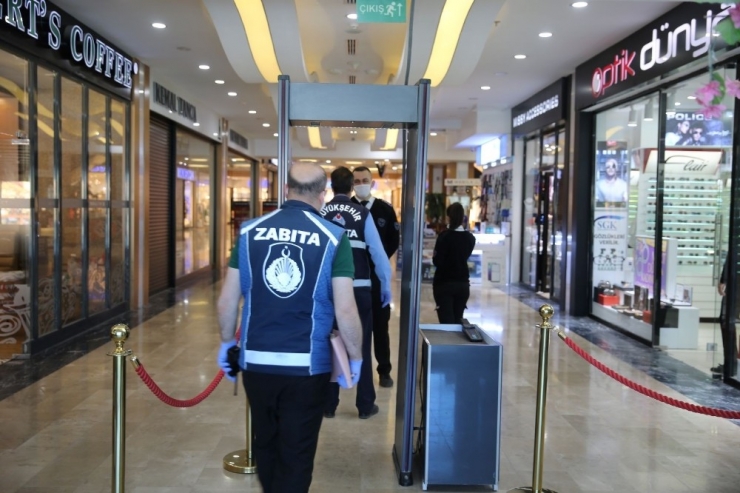 Büyükşehir Belediyesinden Kuaför, Güzellik Salonları Ve Avm’lere Denetim