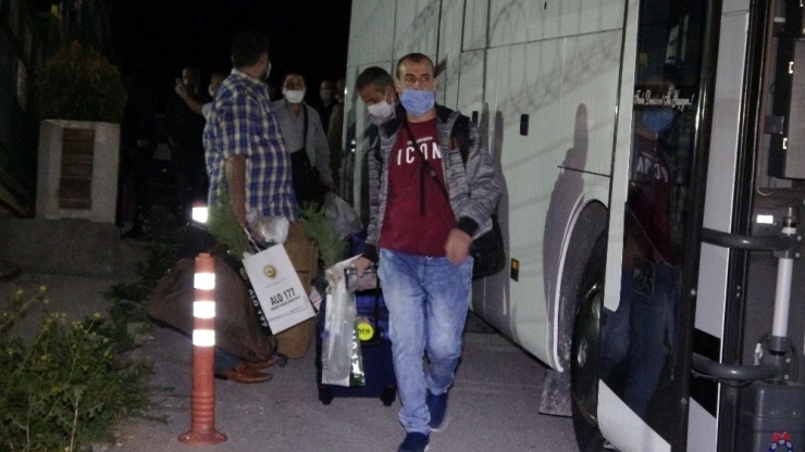 Karantinada Olan 250 Vatandaş Evlerine Uğurlandı